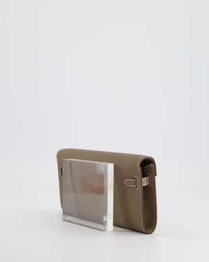 Hermès Kelly To Go Bag in Etoupe Epsom Leather with Gold Hardware