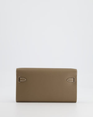 Hermès Kelly To Go Bag in Etoupe Epsom Leather with Gold Hardware