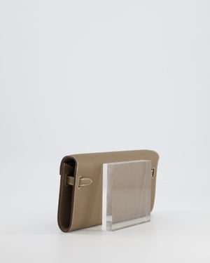 Hermès Kelly To Go Bag in Etoupe Epsom Leather with Gold Hardware