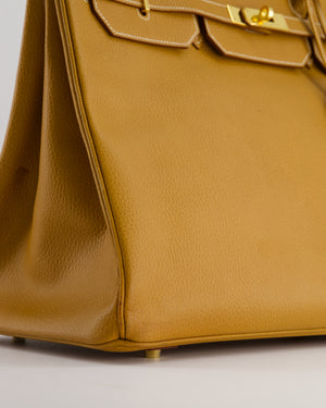 Hermès Vintage Birkin 40cm Retourne Bag in Natural Sable Togo Leather with Gold Hardware
