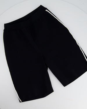 Loewe Black, White Anagram Print Cycling Shorts Size S (UK 8)