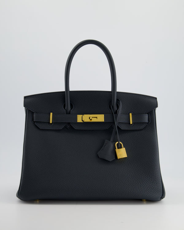 Hermès Birkin 30cm in Vert Rousseau Togo Leather with Gold Hardware