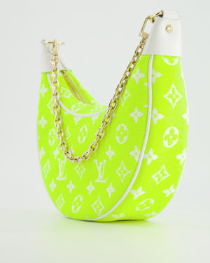 *HOT* Louis Vuitton Neon Yellow Jacquard  Monogram Loop Bag with Champagne Gold Hardware