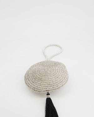 Nué Crystal Spiral Round Small Bag with Tassel Detail RRP £640