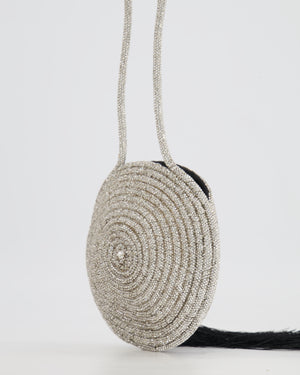 Nué Crystal Spiral Round Small Bag with Tassel Detail RRP £640