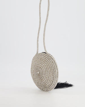 Nué Crystal Spiral Round Small Bag with Tassel Detail RRP £640