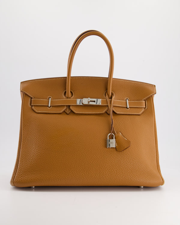 Hermès Birkin Bag 35cm in Gold Togo Leather with Palladium Hardware