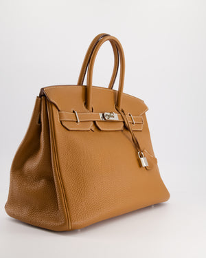 Hermès Birkin Bag 35cm in Gold Togo Leather with Palladium Hardware