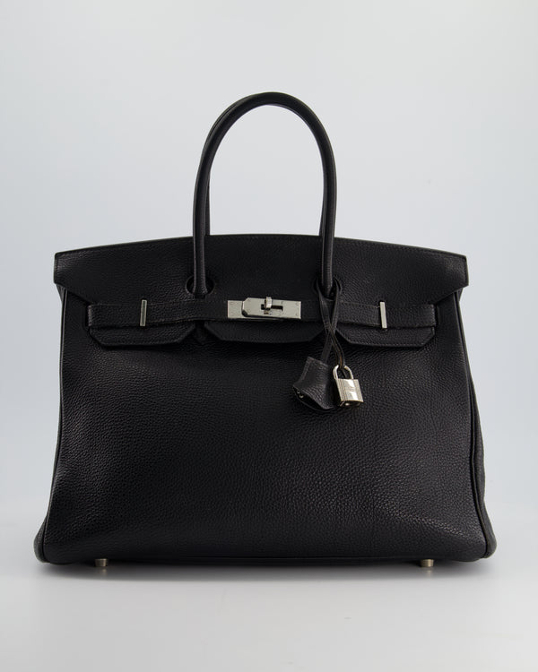 Hermès Birkin Bag 35cm in Black Togo Leather with Palladium Hardware