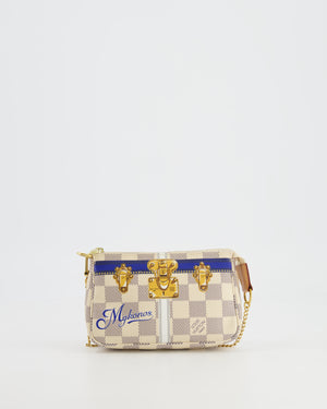 Louis Vuitton Mini Pochette Bag Mykonos Edition in Damier Azur Canvas