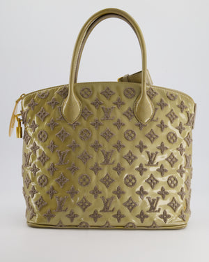 Louis Vuitton Green Patent Monogram Fascination Lockit Bag