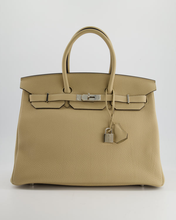 Hermès Birkin 35cm in Trench Togo Leather with Palladium Hardware