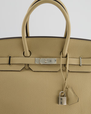 Hermès Birkin 35cm in Trench Togo Leather with Palladium Hardware