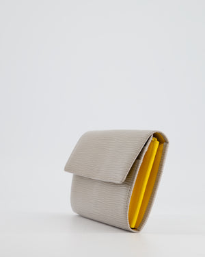 Louis Vuitton Grey, Yellow Epi Leather Long-Line Wallet
