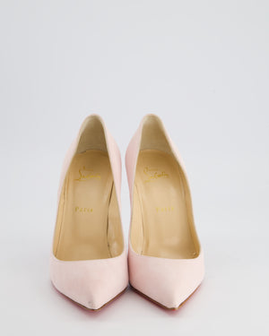 Christian Louboutin Pastel Pink Suede Pointed Heels Size EU 39.5