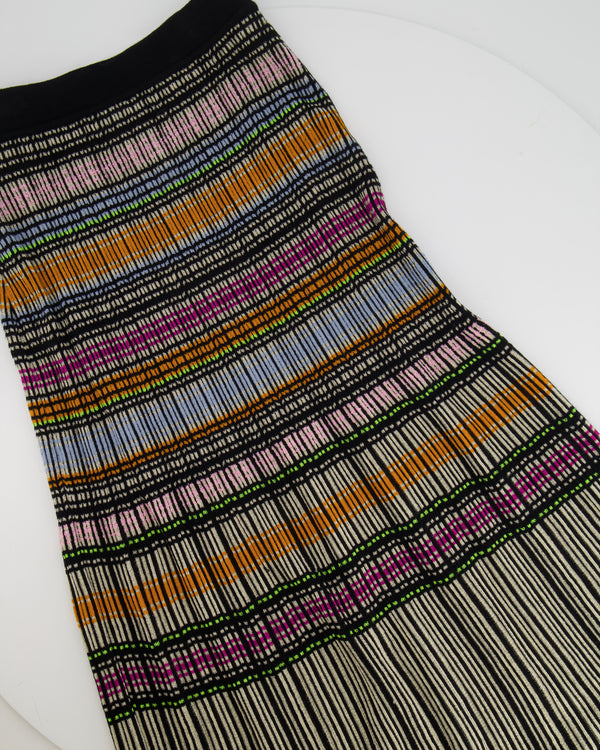 M Missoni Multicolour Maxi Striped Skirt Size FR 36 (UK 8)