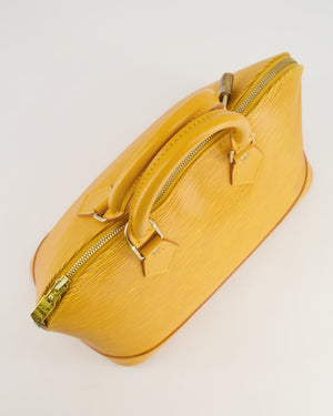 Louis Vuitton Alma MM Bag in Yellow Epi Leather with Gold Hardware RRP £1,950