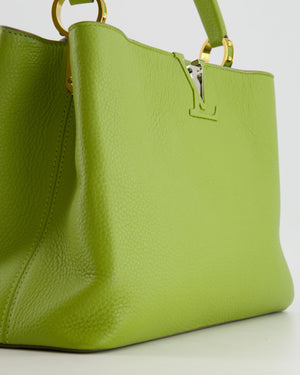 Louis Vuitton Pistachio Green Capucines GM Bag with Gold Hardware RRP £6,400