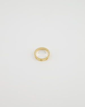 Cartier Mini Love Ring with 1 Diamond in 18ct Yellow Gold Size 55 RRP £2,270
