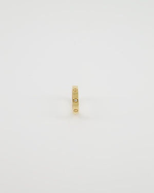 Cartier Mini Love Ring with 1 Diamond in 18ct Yellow Gold Size 55 RRP £2,270