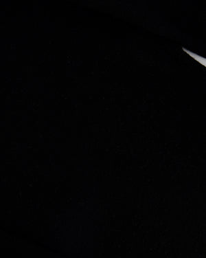 Tom Ford Black Cashmere Wide Turtleneck Jumper With Side Hip Knot Size XS (UK 4)