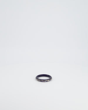 Louis Vuitton Blue Inclusion Bangle Bracelet with Logo Detail