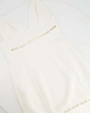 Emilio Pucci Cream Mini Dress with Cut-Out Detailing Size IT 40 (UK 8)
