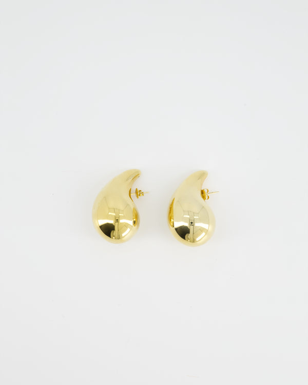 Bottega Large Drop 18KT Gold-Plated Earrings RRP £860