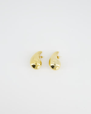 Bottega Veneta Large Drop 18KT Gold-Plated Earrings RRP £860