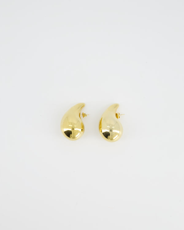 Bottega Large Drop 18KT Gold-Plated Earrings RRP £860