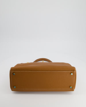 Hermès Kelly 32cm Bag in Gold Togo Leather with Gold Hardware