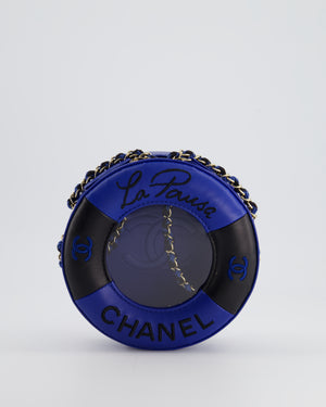 *RARE & FIRE PRICE* Chanel La Pausa Coco Lifesaver Bag in Navy, Black with Champagne Gold Hardware