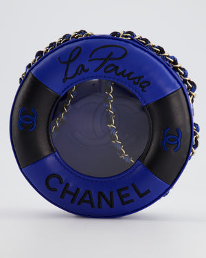 *RARE & FIRE PRICE* Chanel La Pausa Coco Lifesaver Bag in Navy, Black with Champagne Gold Hardware