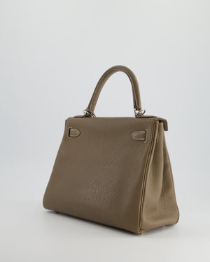 *FIRE PRICE* Hermès Kelly Bag 28cm in Etoupe Togo Leather with Palladium Hardware