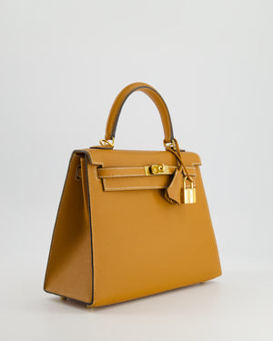 *FIRE PRICE* Hermès Kelly 25cm Bag in Toffee Epsom Leather with Gold Hardware