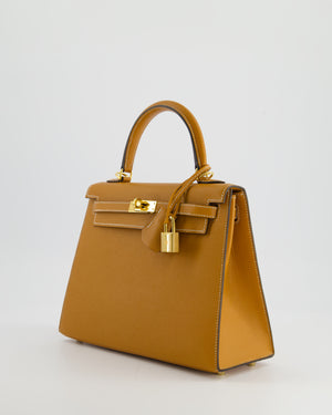 *FIRE PRICE* Hermès Kelly 25cm Bag in Toffee Epsom Leather with Gold Hardware
