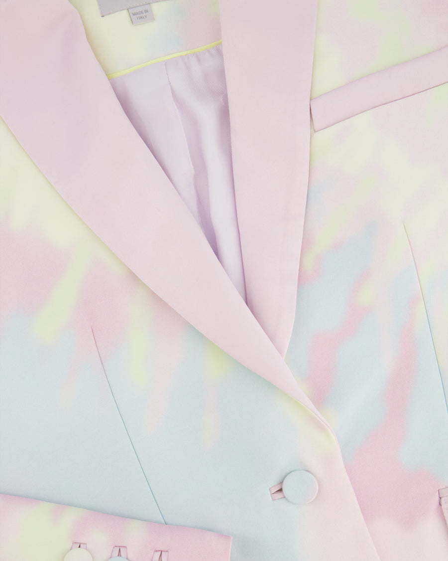 Ralph & Russo Pastel Multicolour Blazer Jacket and Short Set Size IT 36 (UK 4)