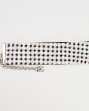 Dolce & Gabbana Crystal Mesh Choker Necklace RRP £775
