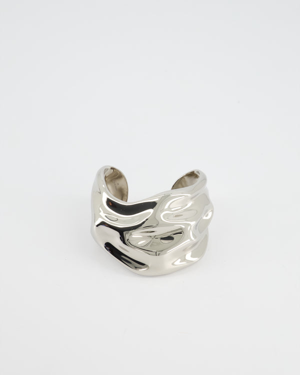 Alaia Silver Cuff Bracelet Size M