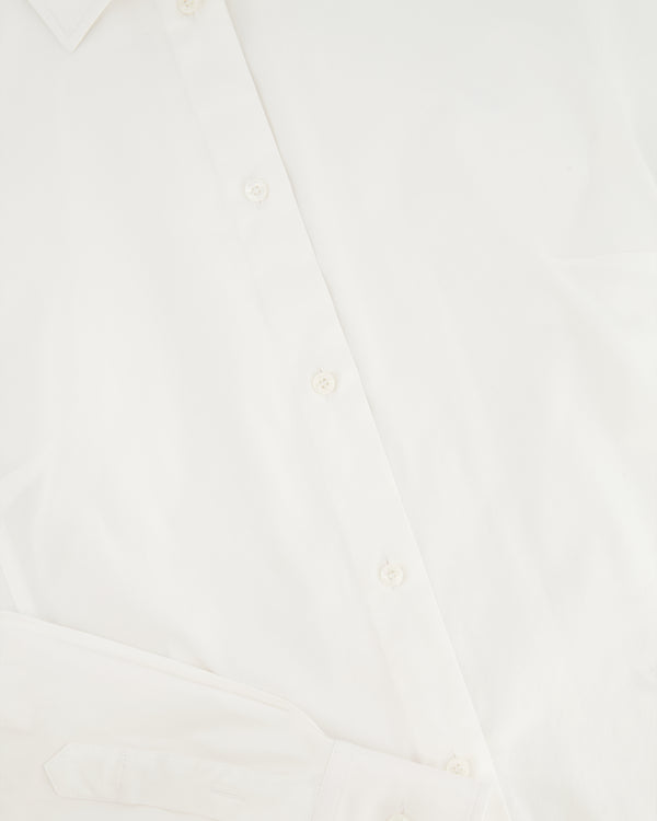 Dolce & Gabbana White Cotton Long-Sleeve Button Down Shirt Size IT 42 (UK 10)