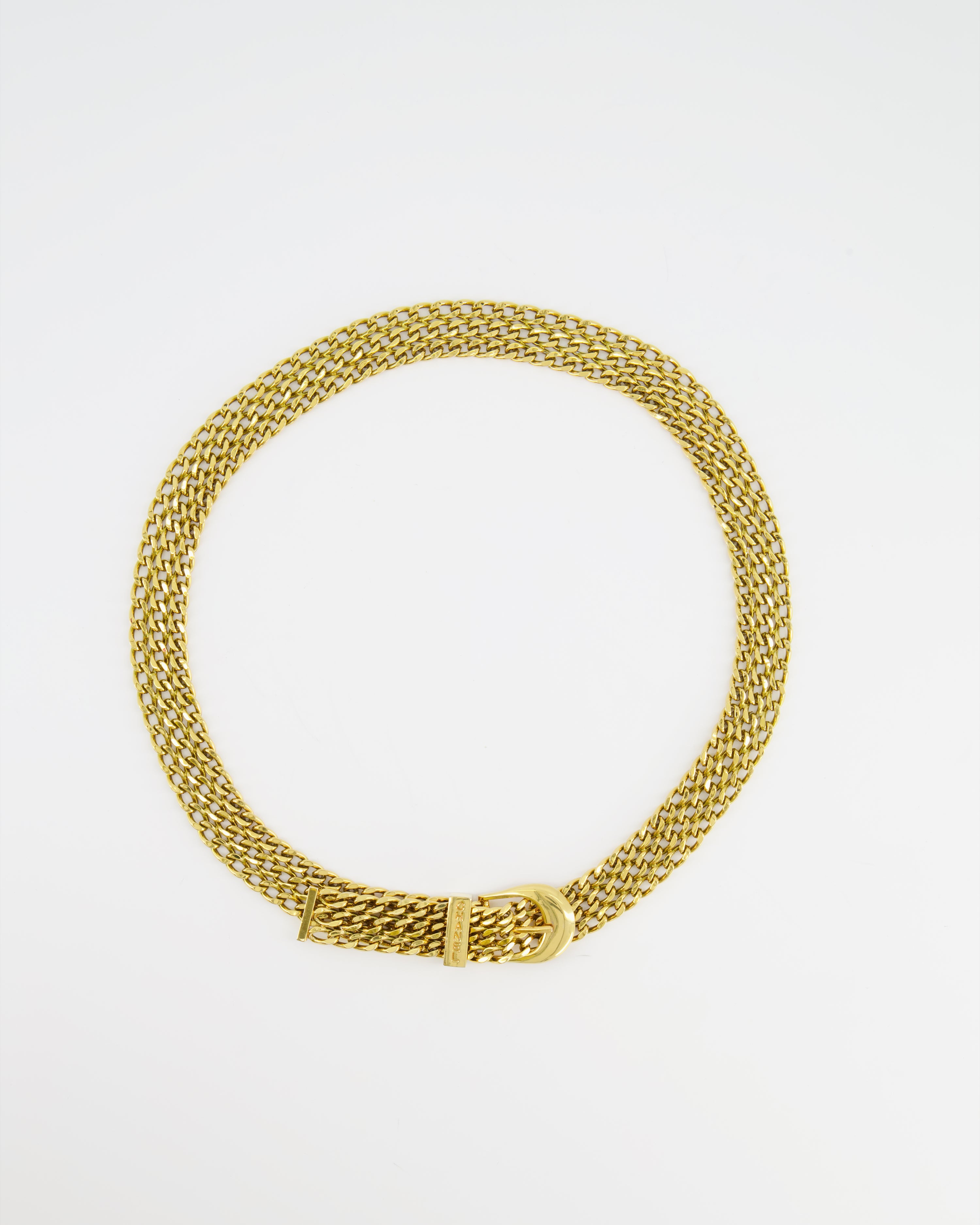 Chain belt gold chanel on sale