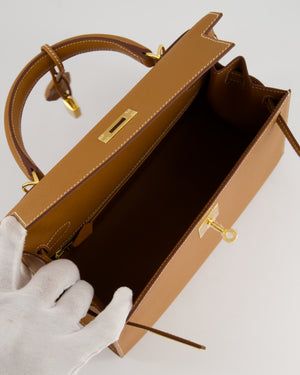 *HOLY GRAIL* Hermès Kelly 28 Sellier  Bag in Gold Epsom Leather with Gold Hardware