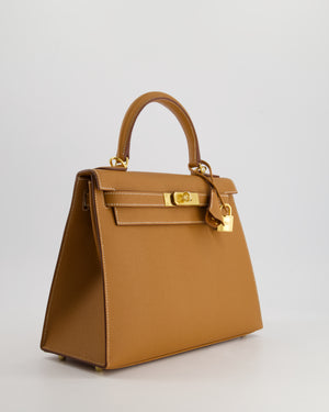 *HOLY GRAIL* Hermès Kelly 28 Sellier  Bag in Gold Epsom Leather with Gold Hardware