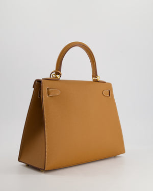 *HOLY GRAIL* Hermès Kelly 28 Sellier  Bag in Gold Epsom Leather with Gold Hardware