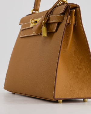 *HOLY GRAIL* Hermès Kelly 28 Sellier  Bag in Gold Epsom Leather with Gold Hardware