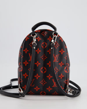 *LIMITED EDITION* Louis Vuitton Infrarouge Palm Springs Mini Backpack in Monogram Canvas with Silver Hardware