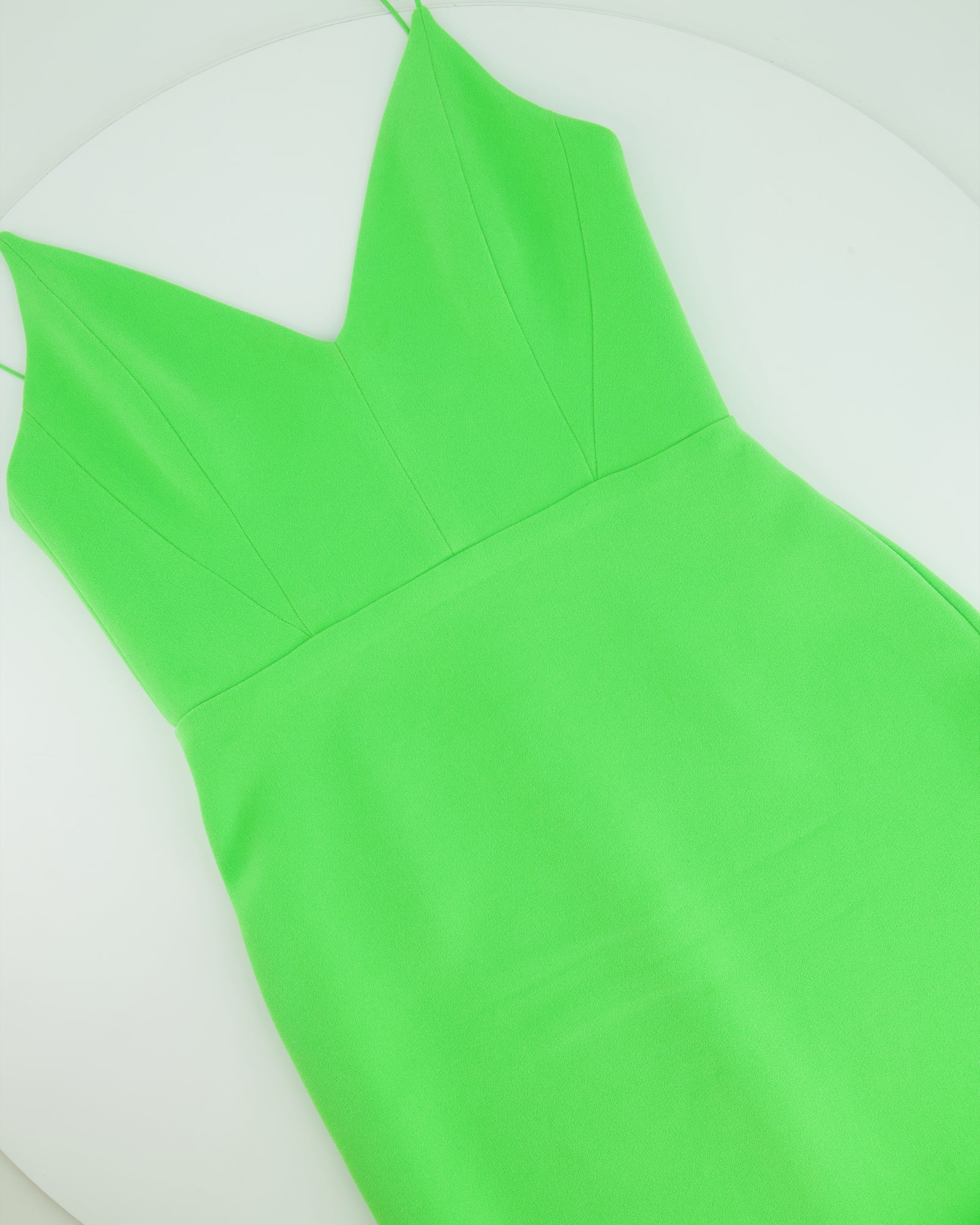 Alex Perry Neon Green Dress with Panel Detailing FR 38 (UK 10) – Sellier