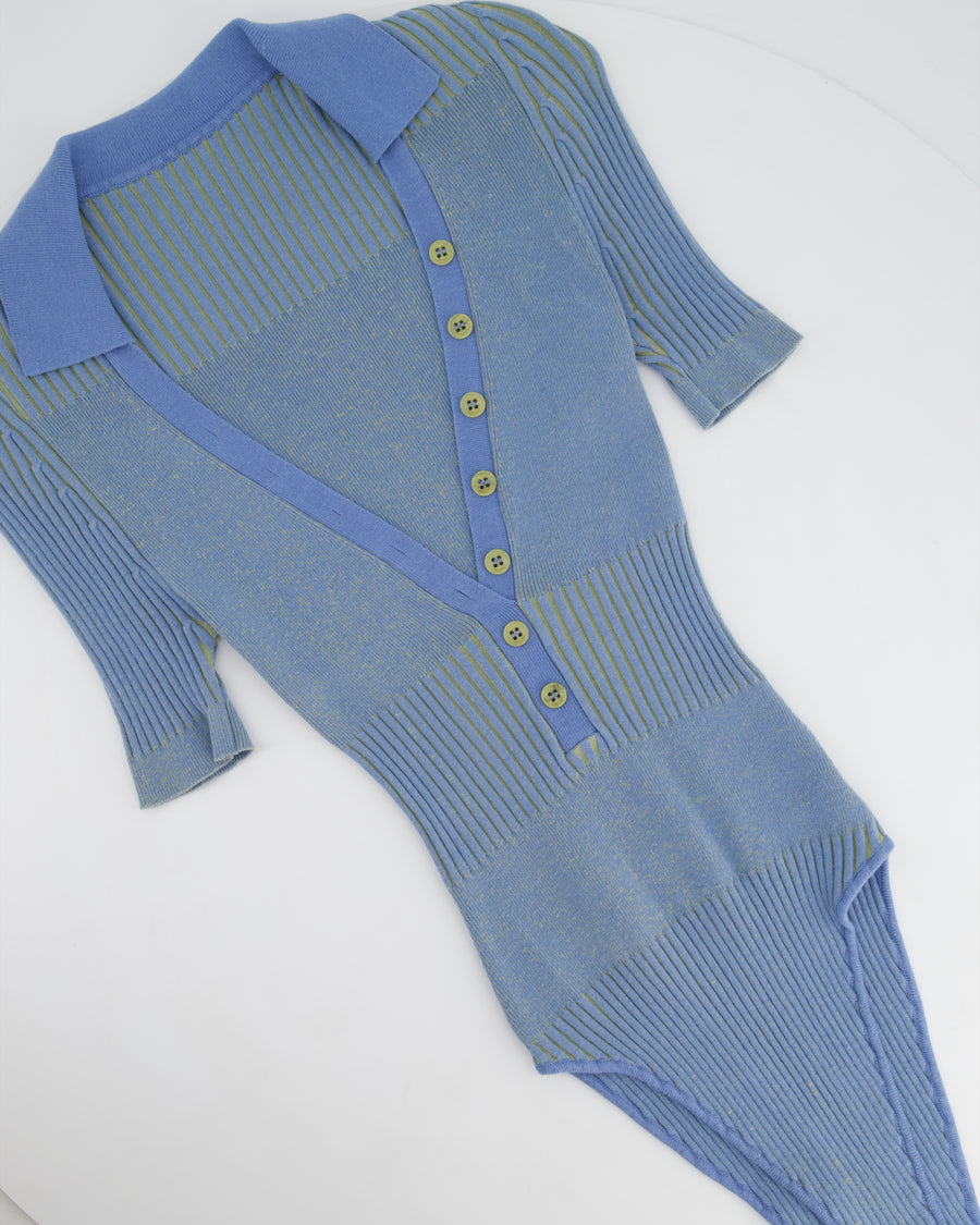 Jacquemus "Le Body Yauco' Viscose-blend Rib Knit Bodysuit FR 36 (UK 8)