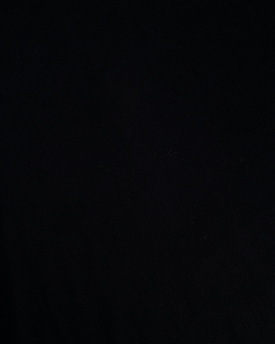 Valentino Black Oversized T-Shirt with Feathers Sleeve Details Size IT 42 (UK 10)