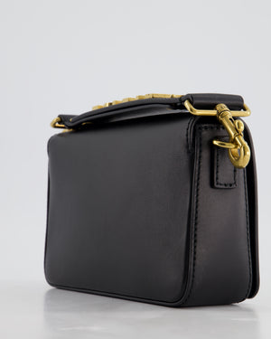 *FIRE PRICE* Christian Dior Black J'Adior Top Handle Flap Bag in Calfskin Leather with Antique Gold Hardware